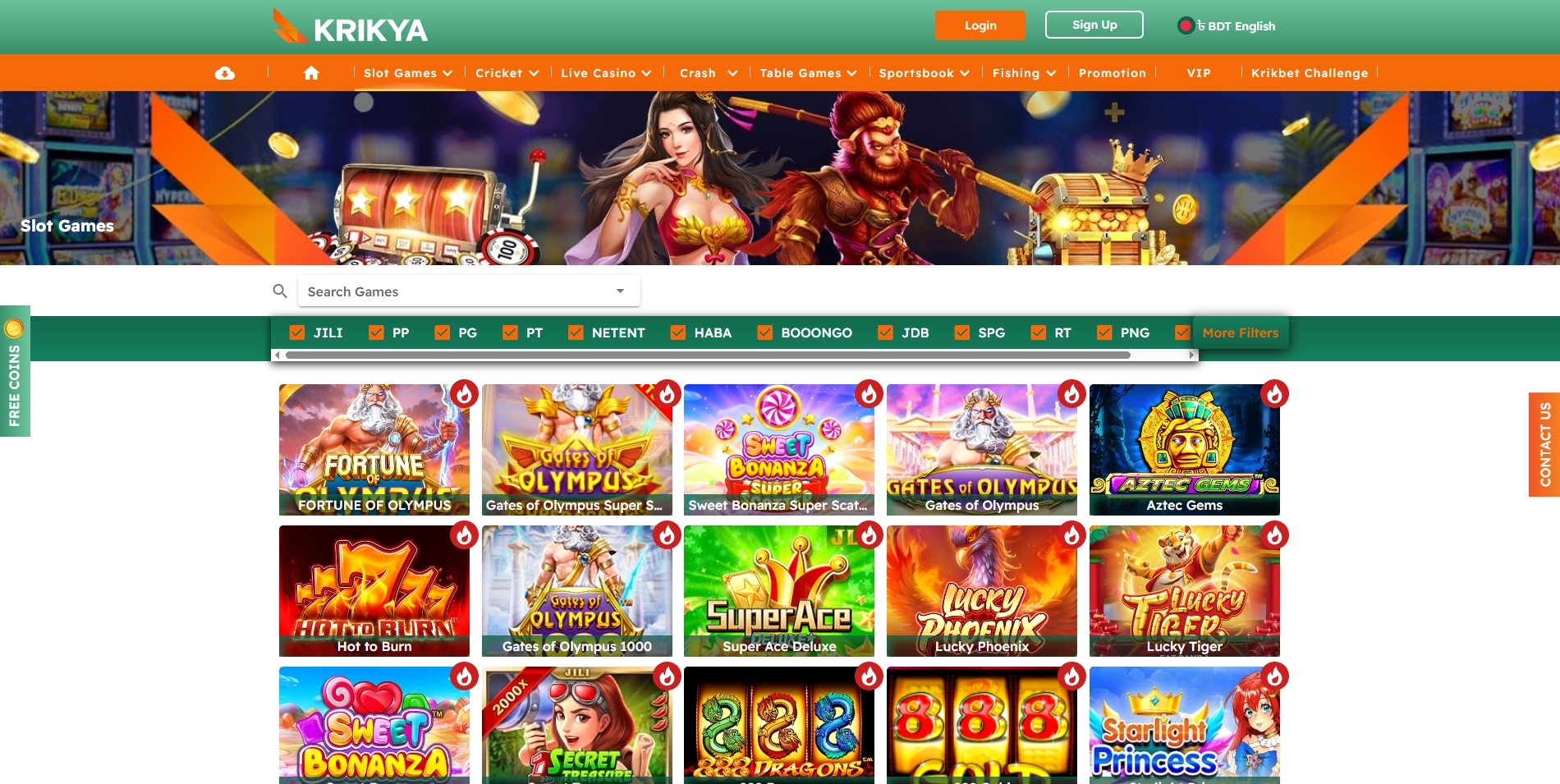 Krikya Online Slots
