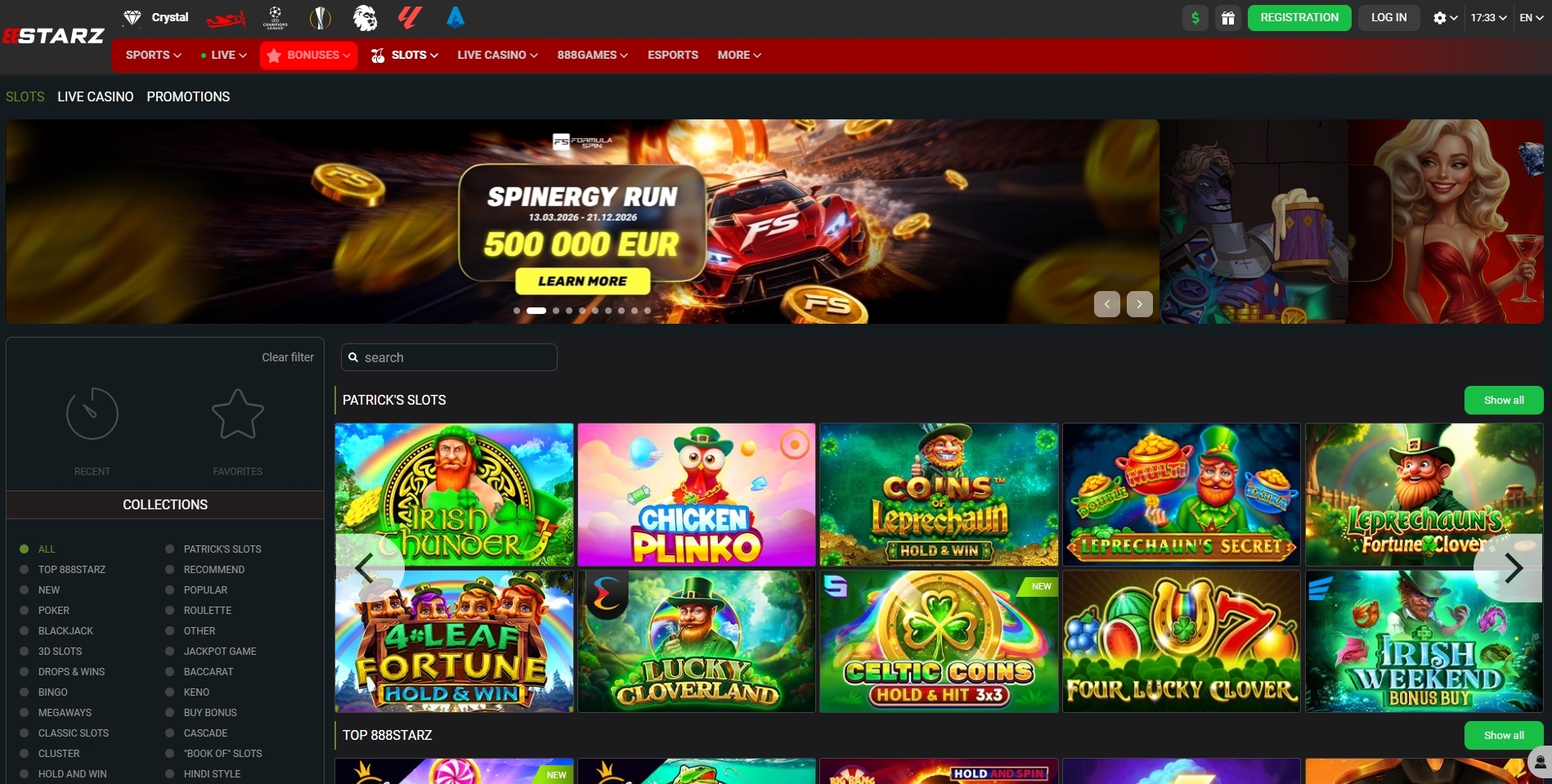 888starz Online Casino